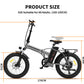 750W Folding Electric Bike A30