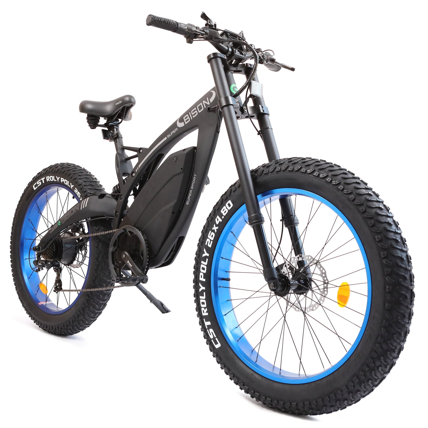 Bison-Matt Black Electric Bike