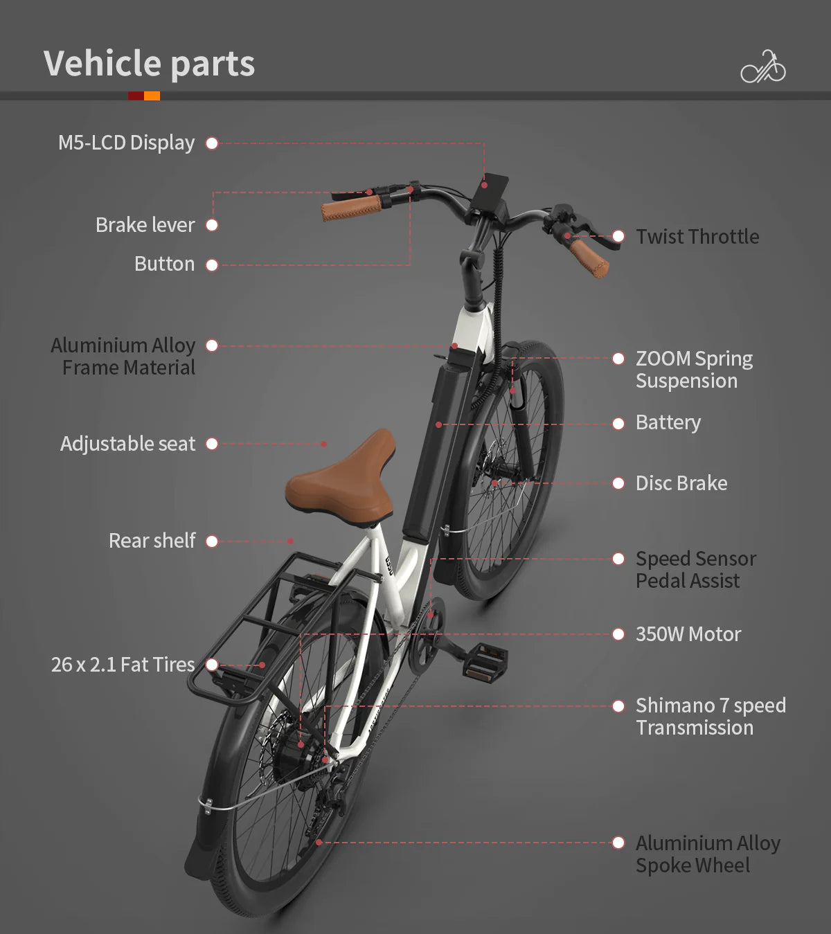 G350 Commuter Electric Bike