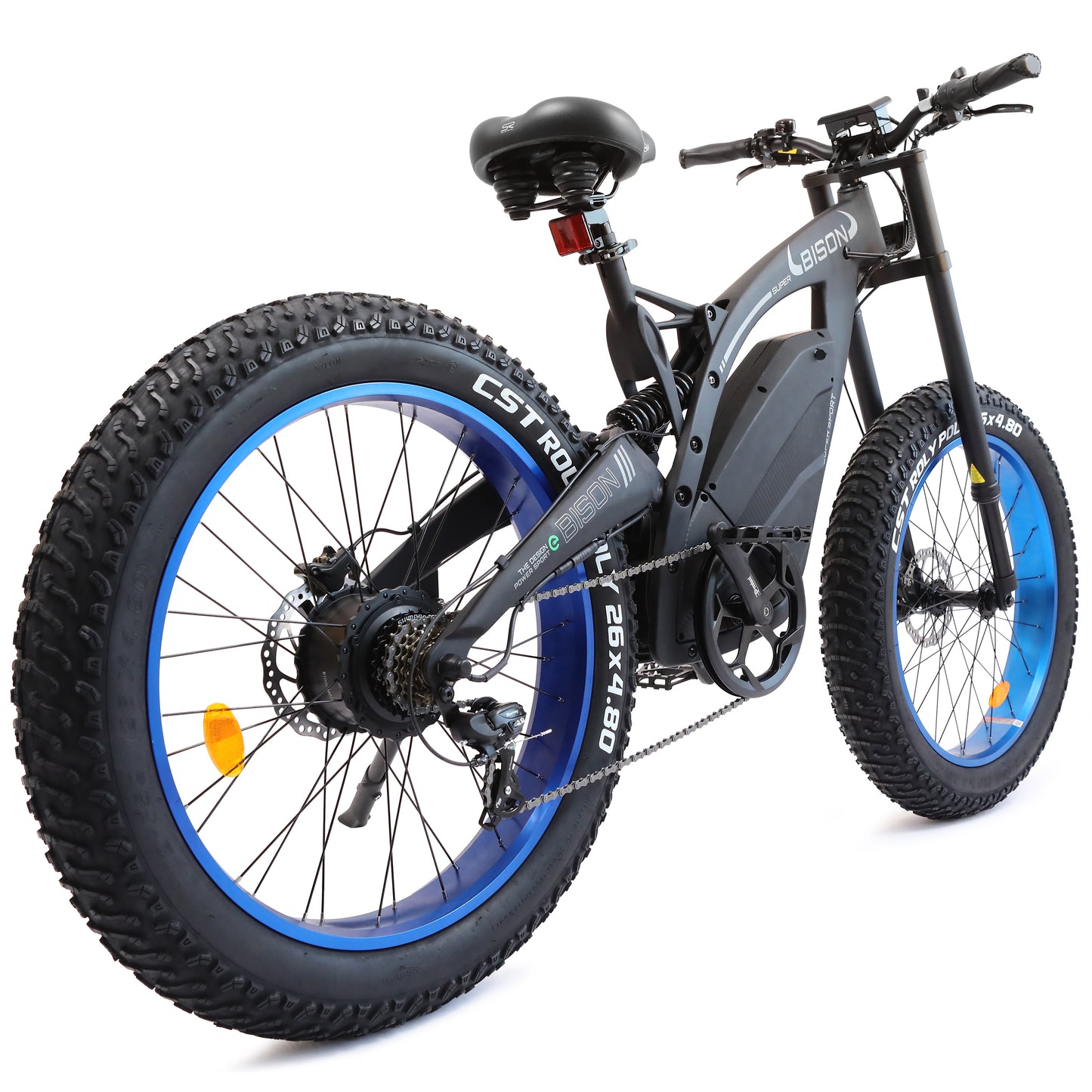 Bison-Matt Black Electric Bike