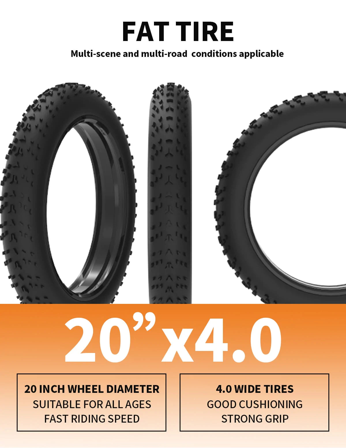 500W Low Step Fat Tire G20