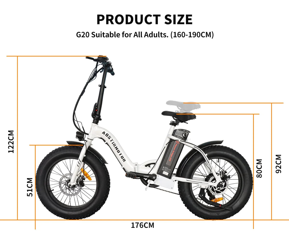 500W Low Step Fat Tire G20