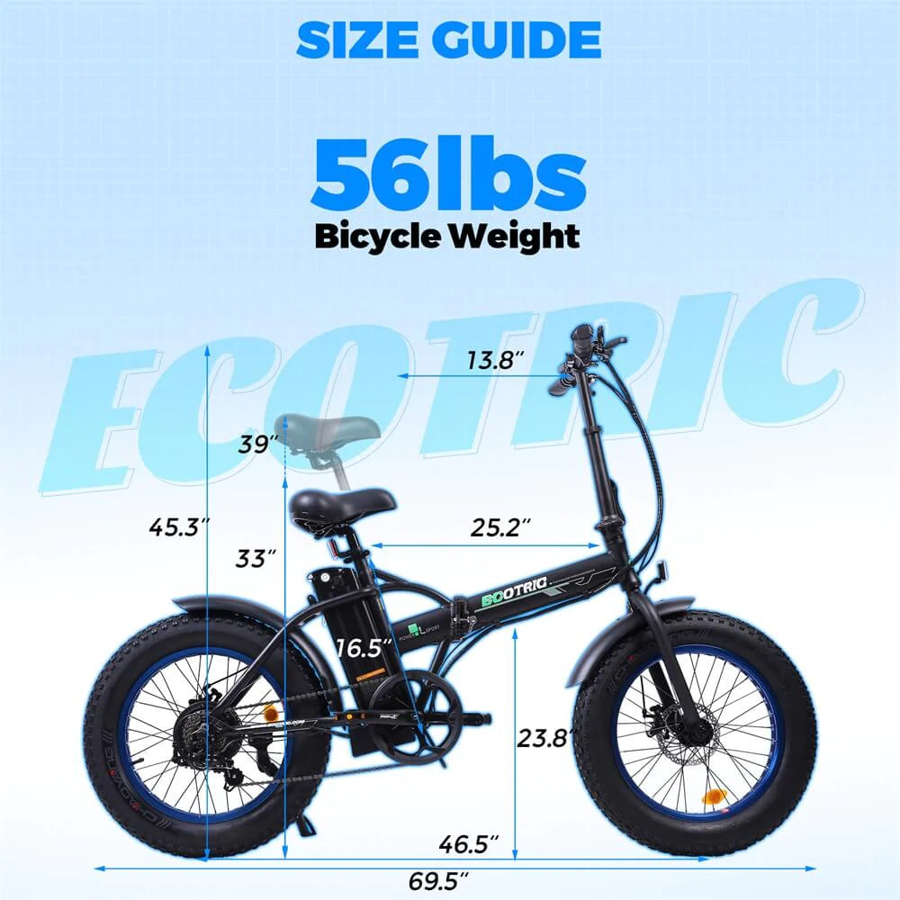 Fat Tire Folding Electric Bike 36V